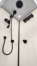 Triton Душевая кабина Прайм-Блэк-Вельвет 90x90 А – фотография-7